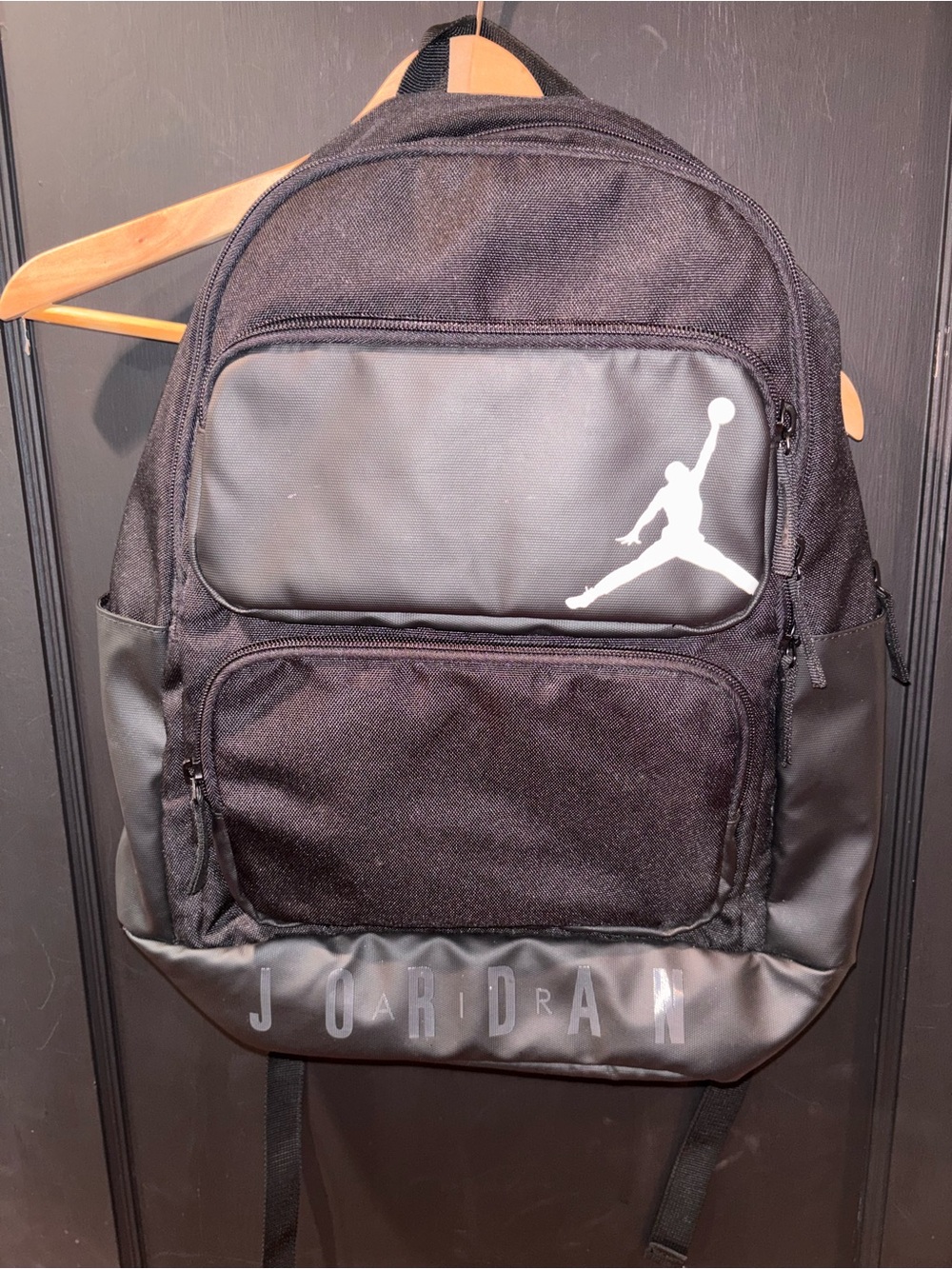 Air Jordan Jumpman Backpack Black Large School Travel Bag